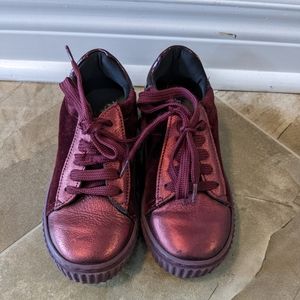 Boogie Browns sneakers burgundy size 12